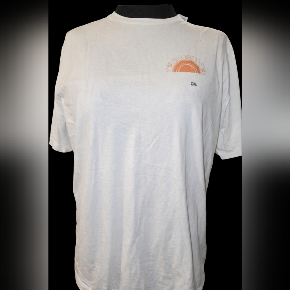 White Graphic Men's T-Shirt